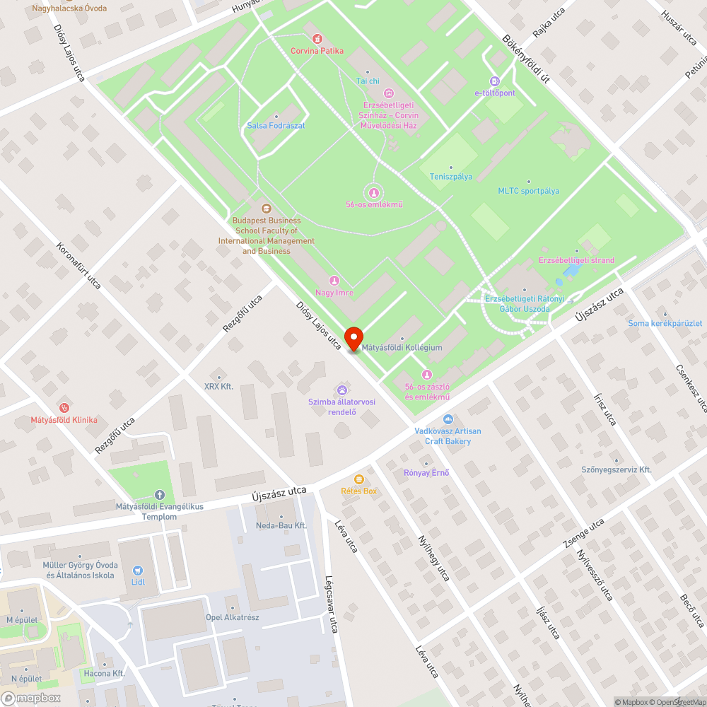 Szemétkupac bejelentés helye