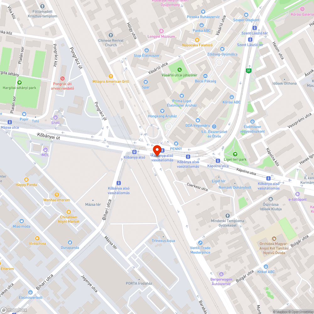 széttört burkolat bejelentés helye