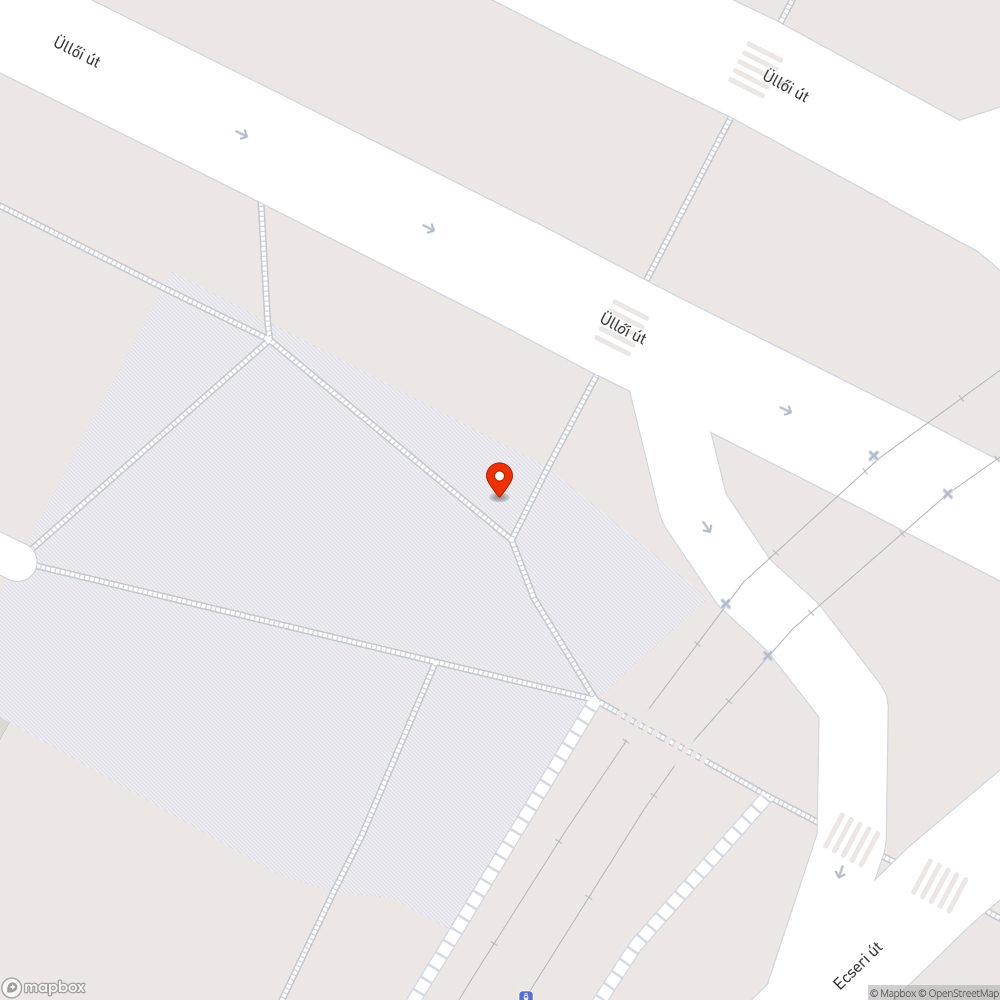 Hiányzó kerékpáros kiegészítő tábla (Üllői vs. Ecseri) bejelentés helye