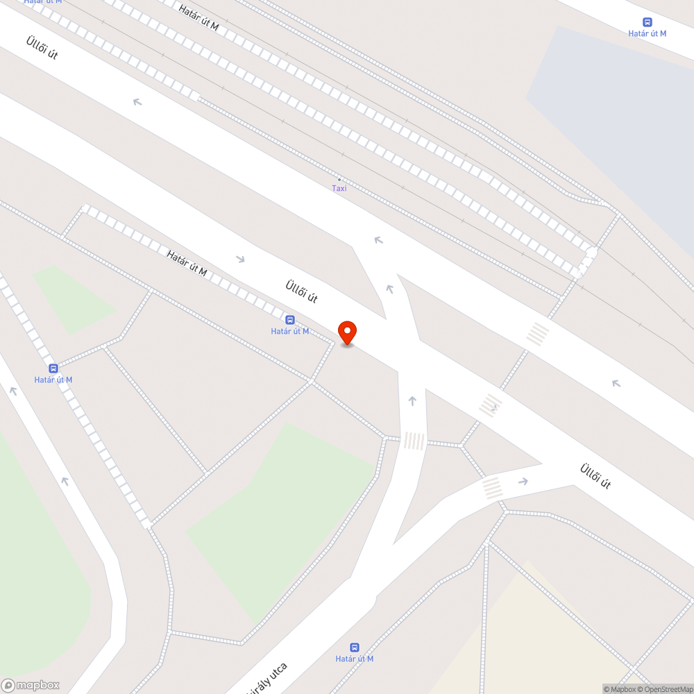 Hiányzó kerékpáros kiegészítő tábla (Üllői vs. Mátyás király) bejelentés helye