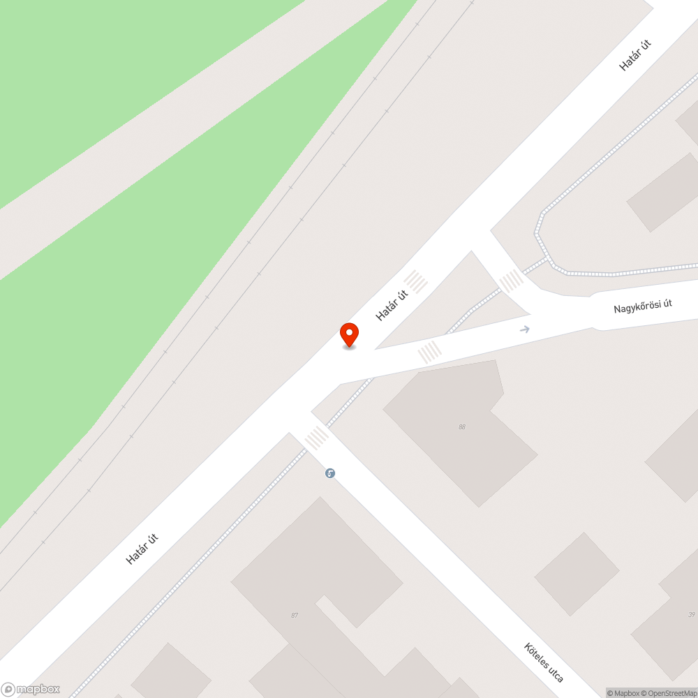 Felesleges gyalogátkelő bejelentés helye