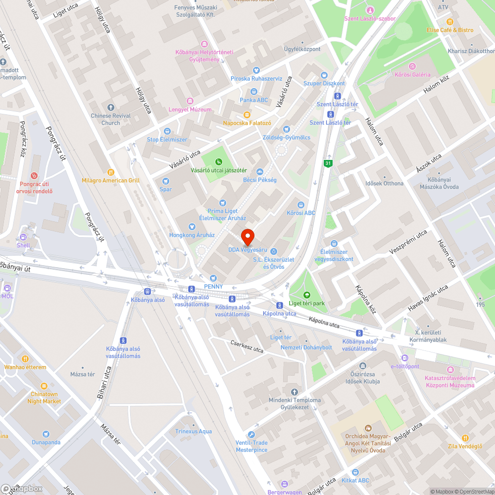 Leszakadt, hiányzó fedelű szemetes bejelentés helye