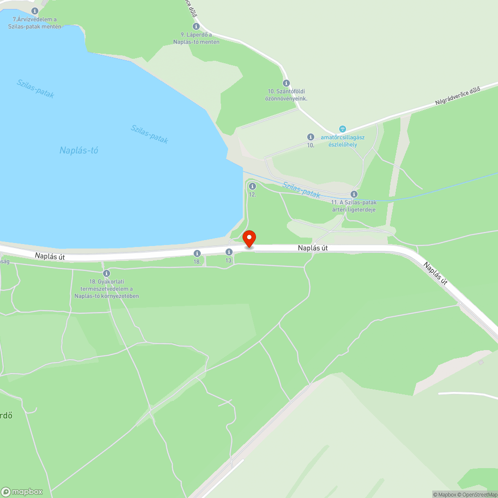 Budapest XVI. kerület Naplás út bejelentés helye