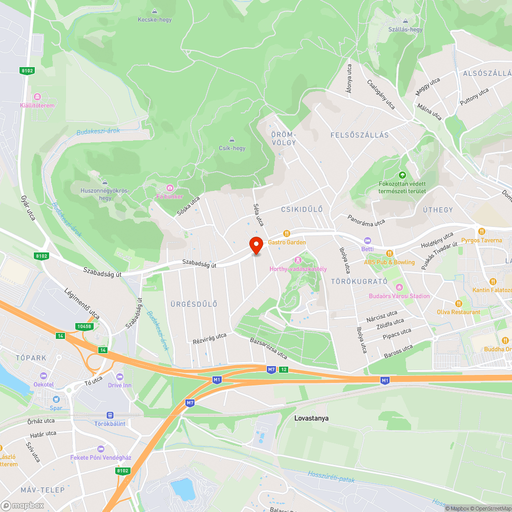 Közvilágítás hiba bejelentés helye