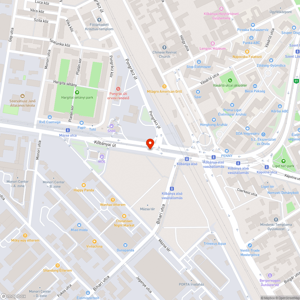 hosszanti repedés az úton, egyre romló állapot bejelentés helye