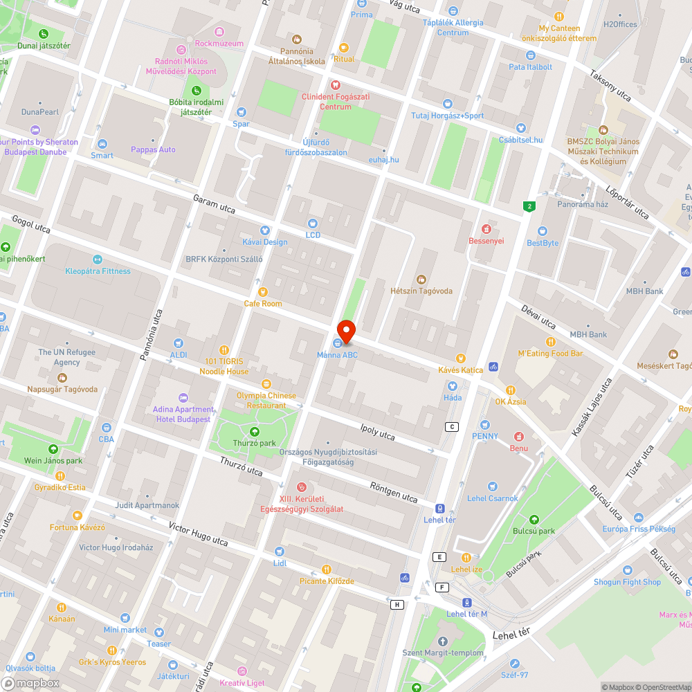 Javaslat kijelölt gyalogátkelő kialakítására bejelentés helye