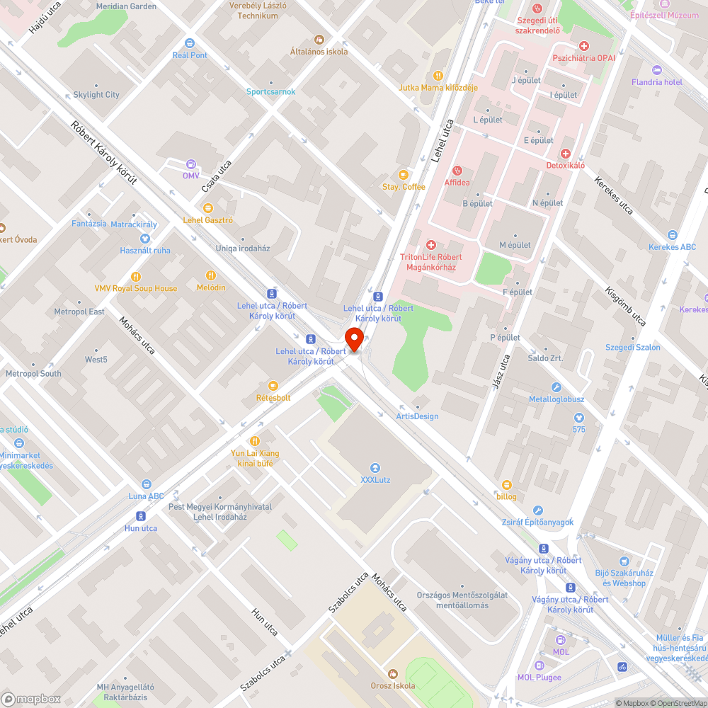 Rossz beállítással működő, az úttest forgalmának irányítására szolgáló fényjelző készülék bejelentés helye