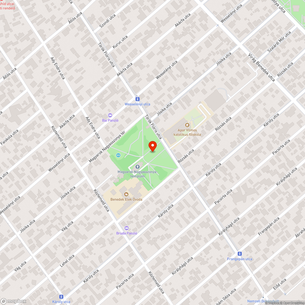 Padok bejelentés helye