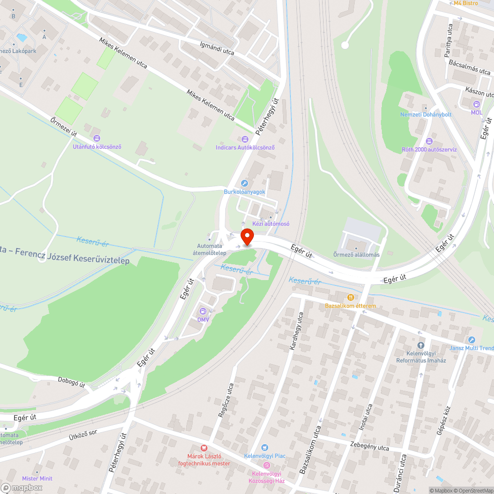 Benőtt zebra bejelentés helye