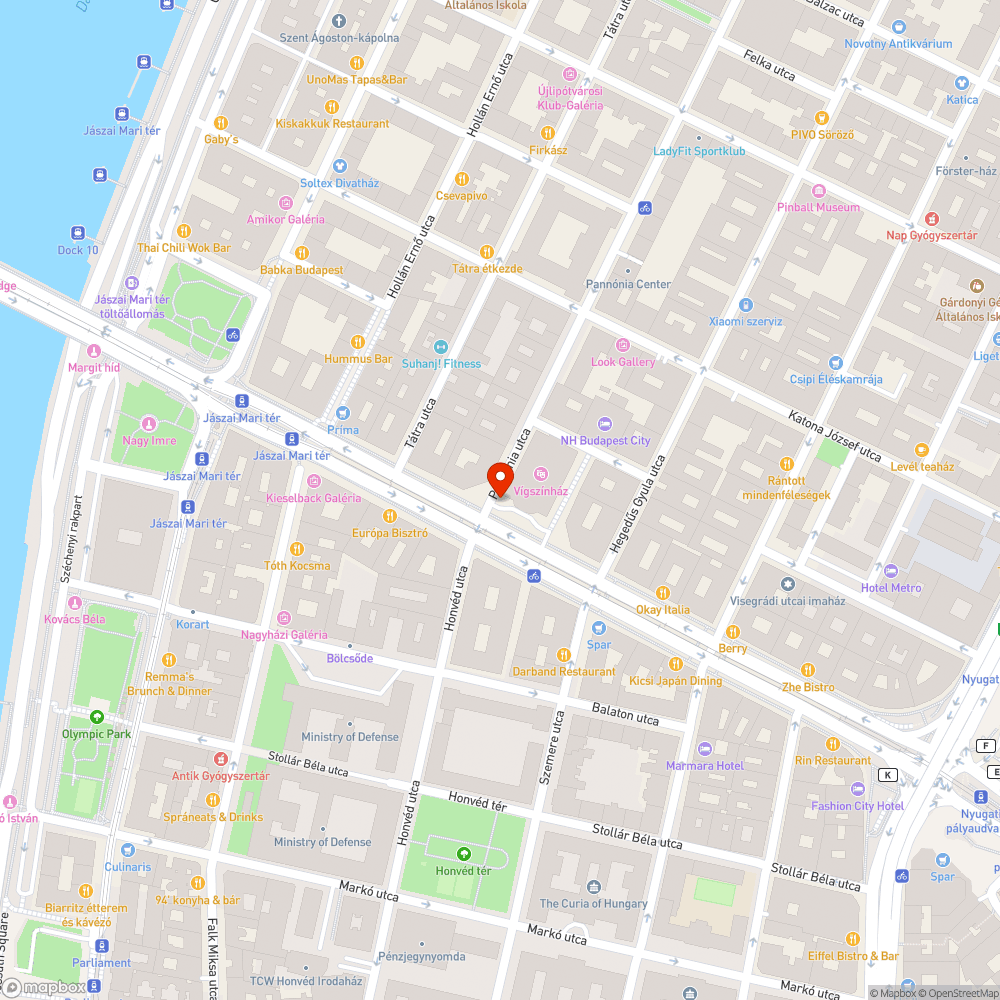 XIII. Pannónia utca- körút  forgalma bejelentés helye