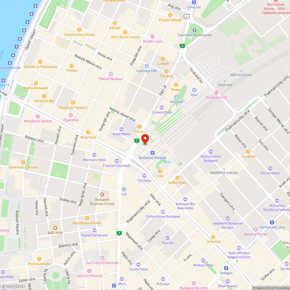 a látvány bejelentés helye