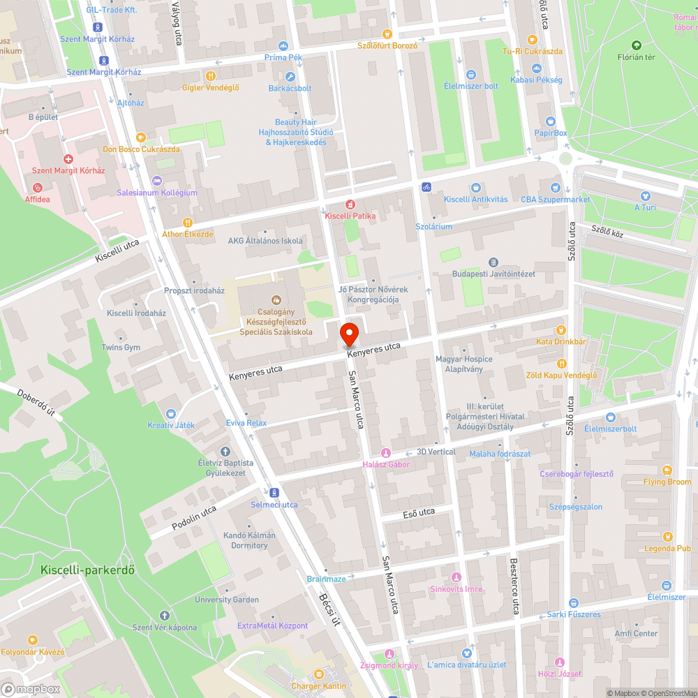 Jelzőtábla elé belógó faág bejelentés helye