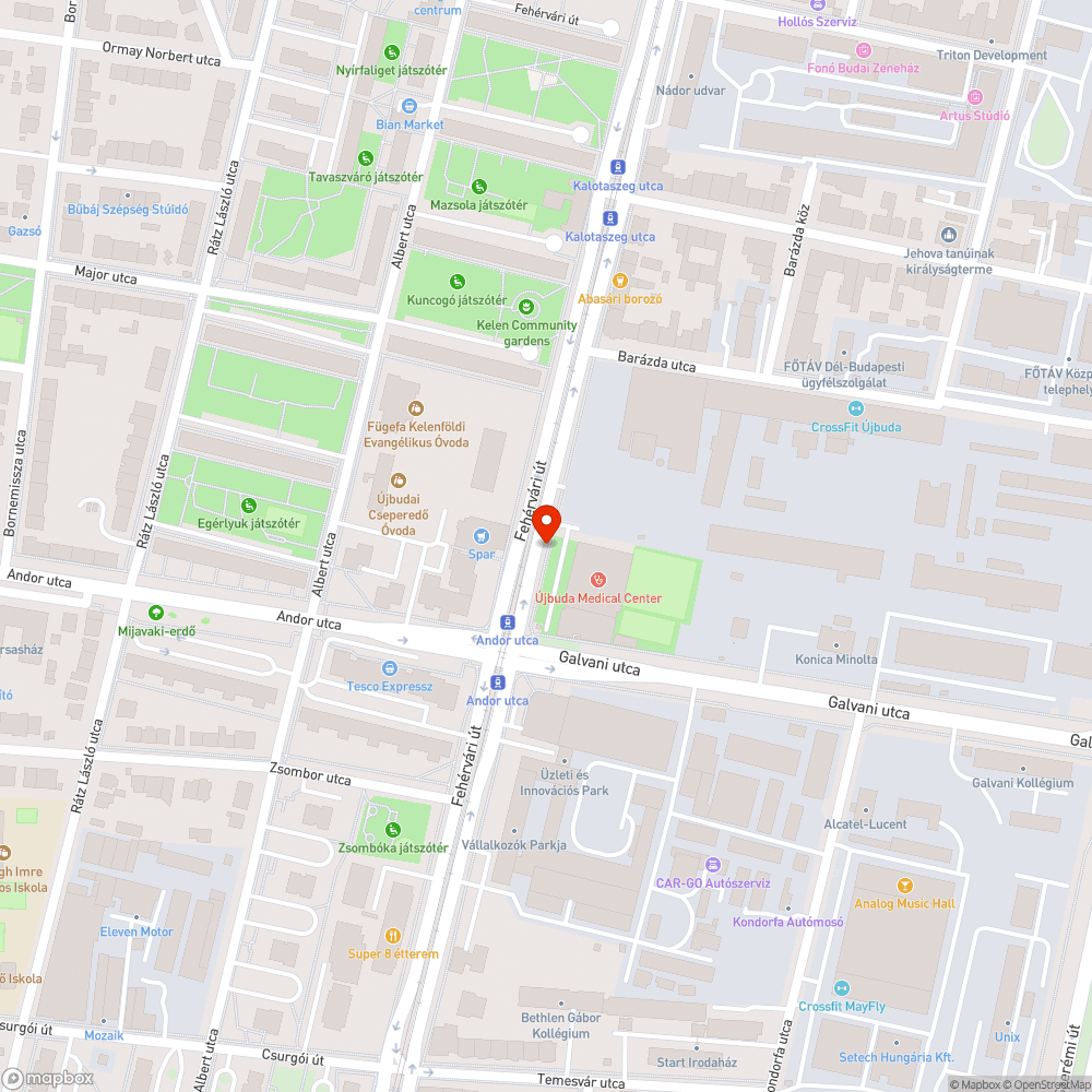 Mostoha zöldterület bejelentés helye