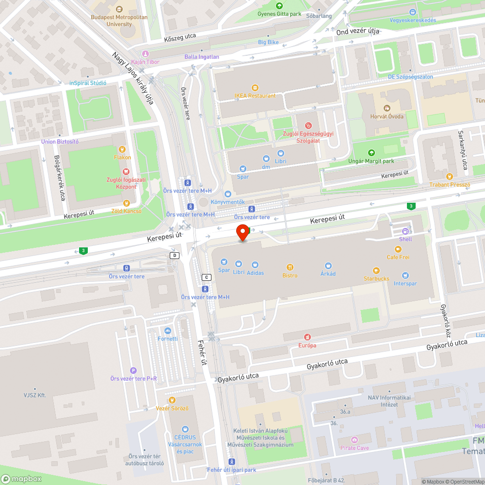 Kültéri hamutartó hiánya bejelentés helye