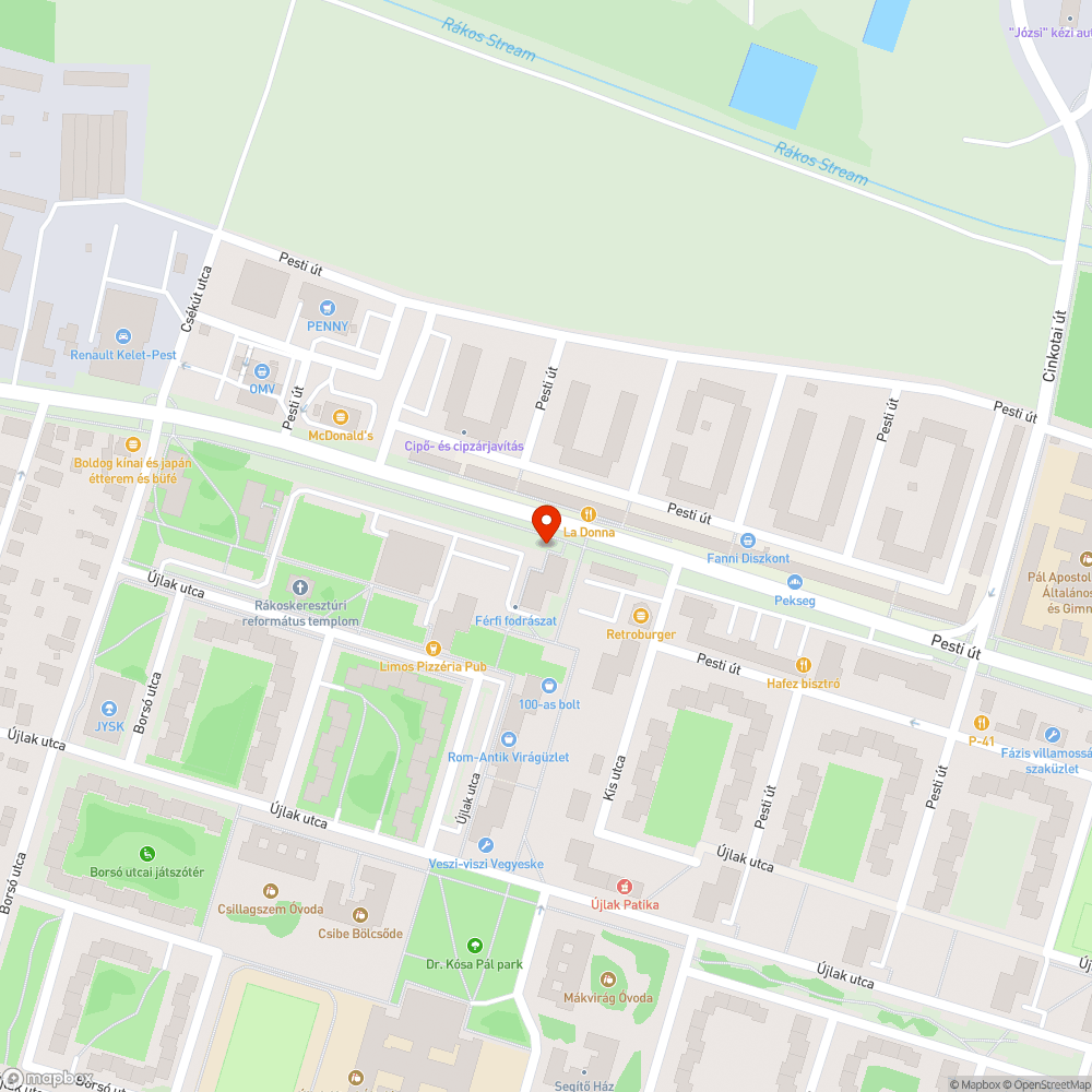 Graffiti a buszmegállóban bejelentés helye