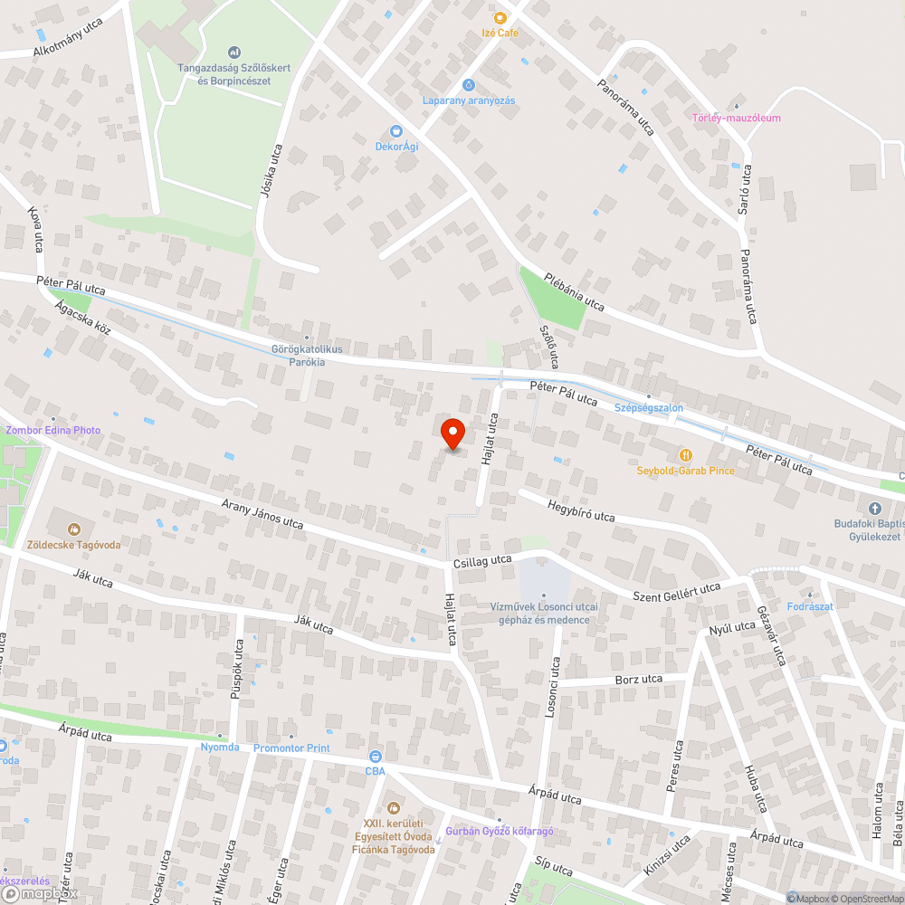 használhatatlan útszóró tároló bejelentés helye