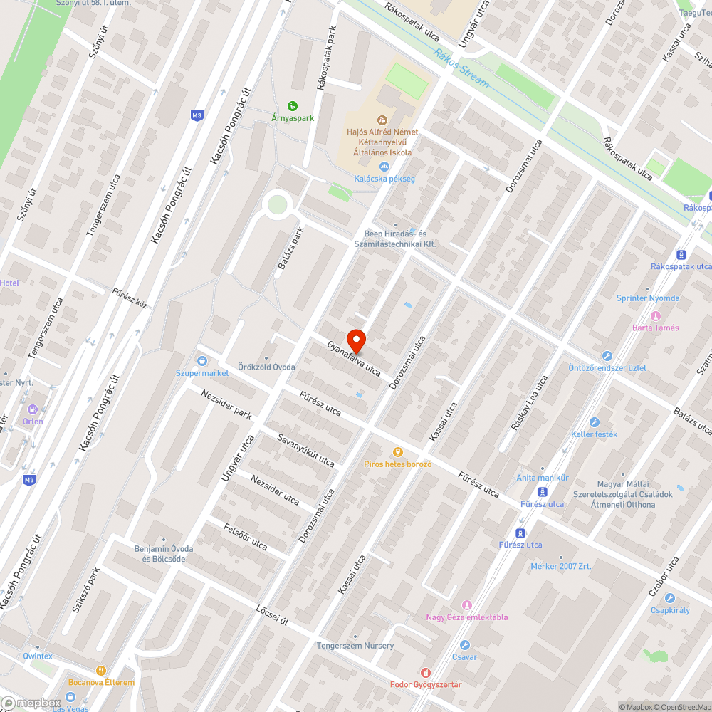 Elhagyott üzemképtelen Volkswagen Golf bejelentés helye