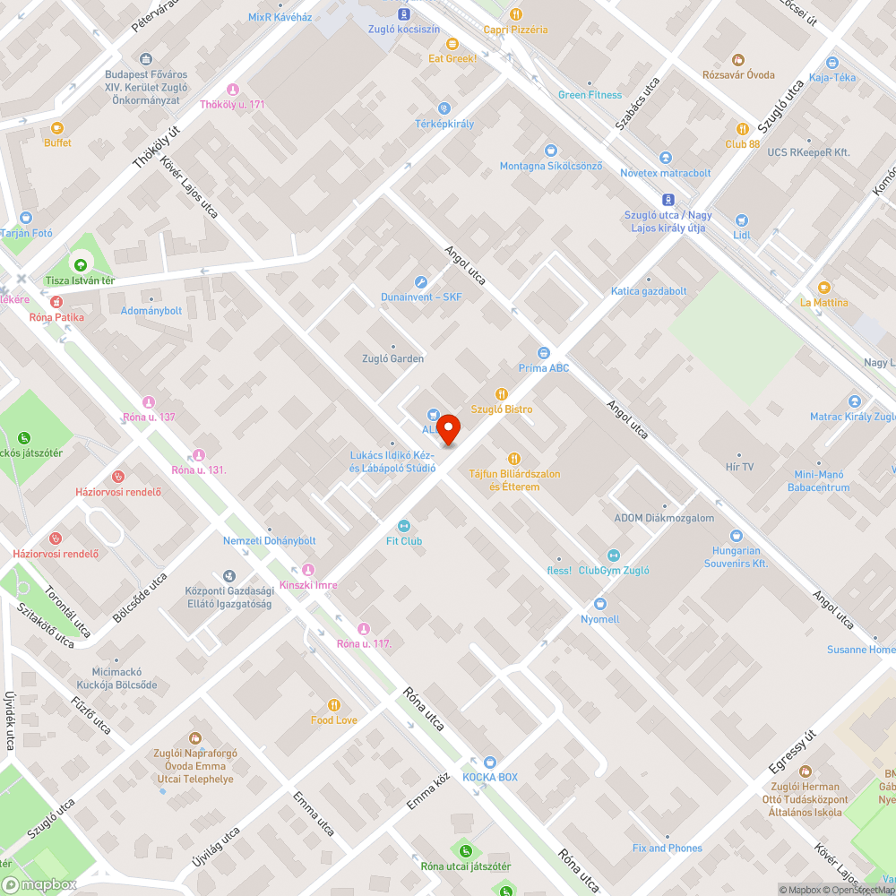 lekaszált korlát a Szugló utcában az Aldi előtt bejelentés helye