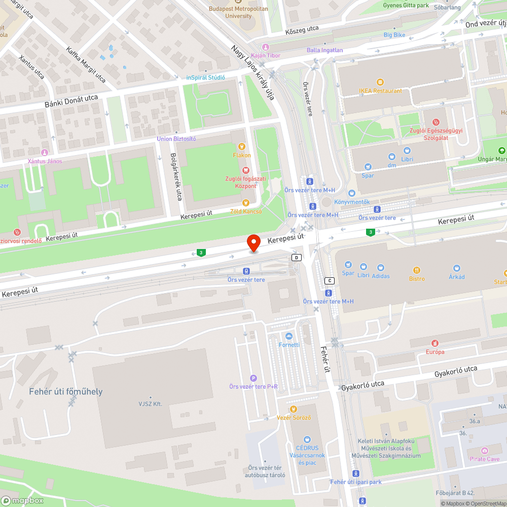 Szemét a peron alatt bejelentés helye