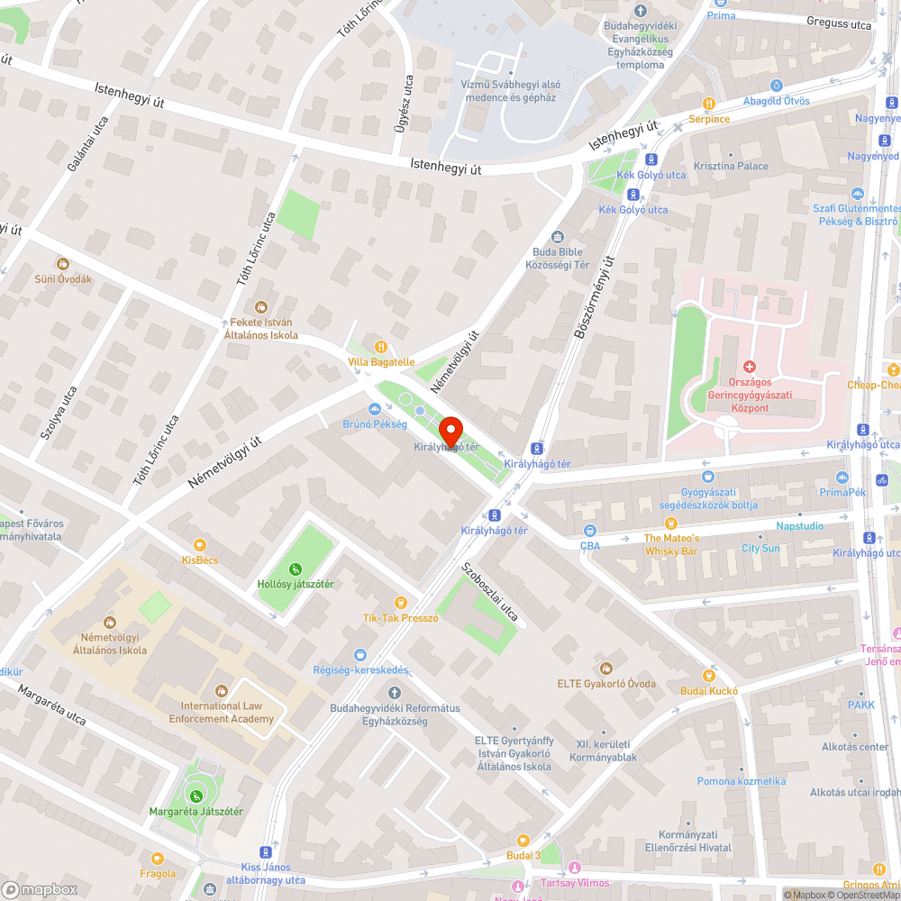 Kidőlt fa pótlása a Királyhágó téren bejelentés helye