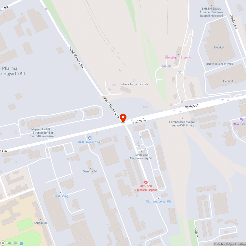 Külső Mester utcai javaslatok. bejelentés helye