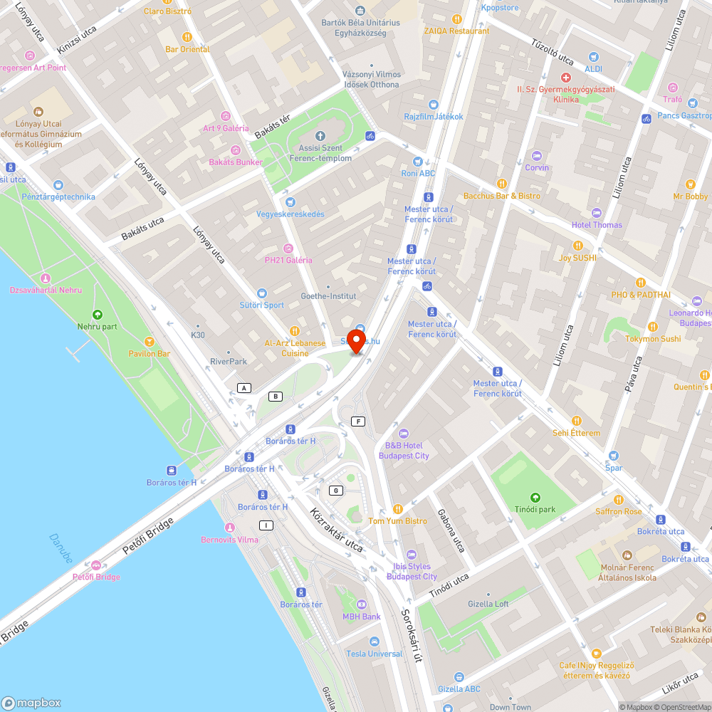 Graffiti bejelentés helye