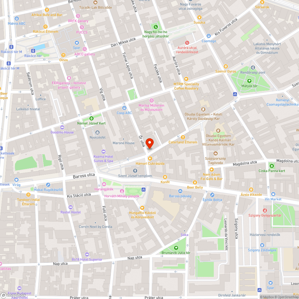 kidőlt tartó bejelentés helye