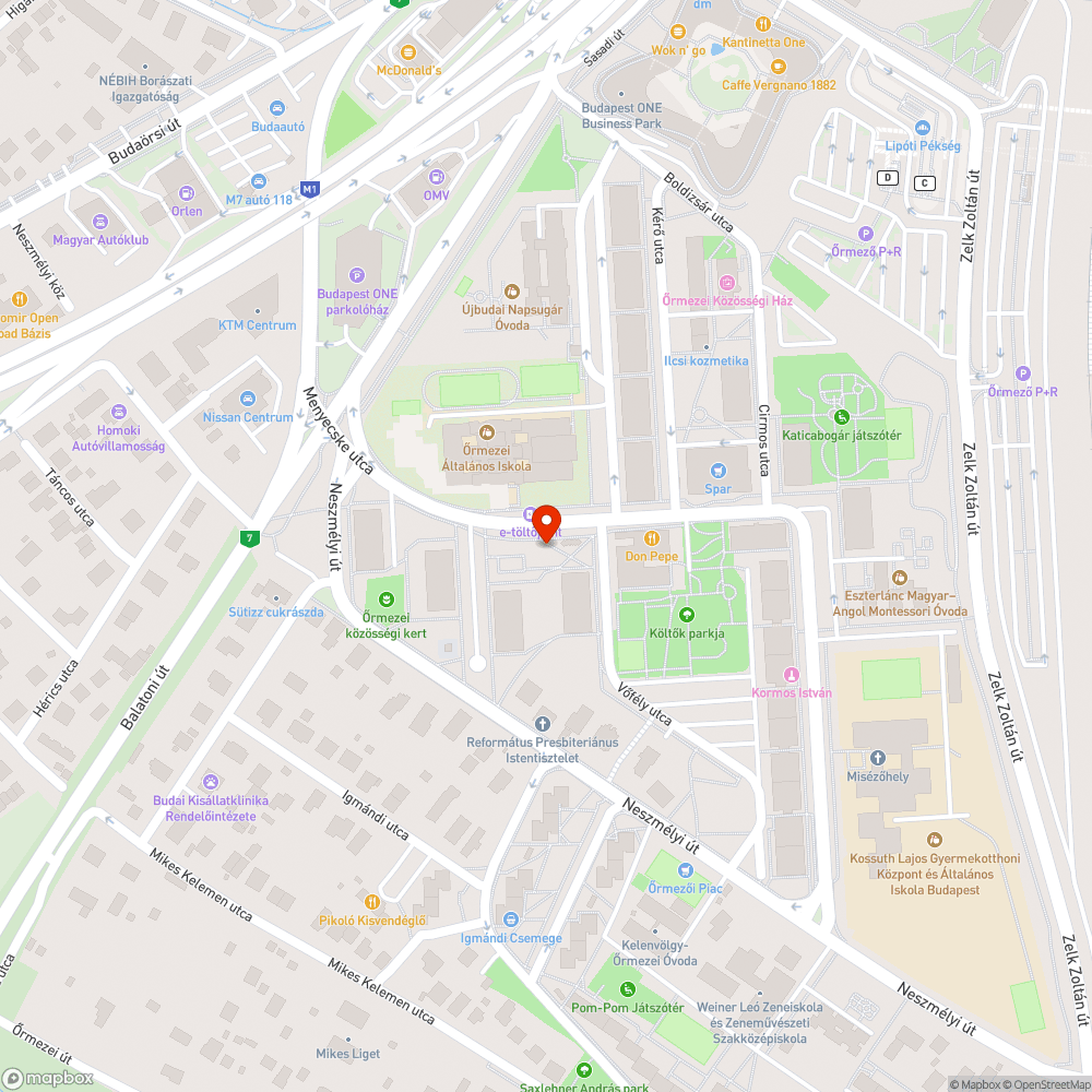 Szemét a tetőn bejelentés helye