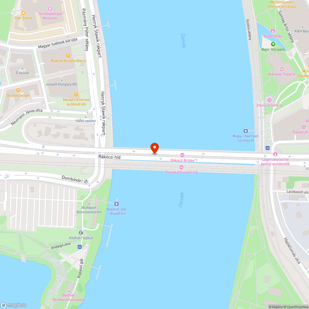 Dudor a kerékpárúton bejelentés helye