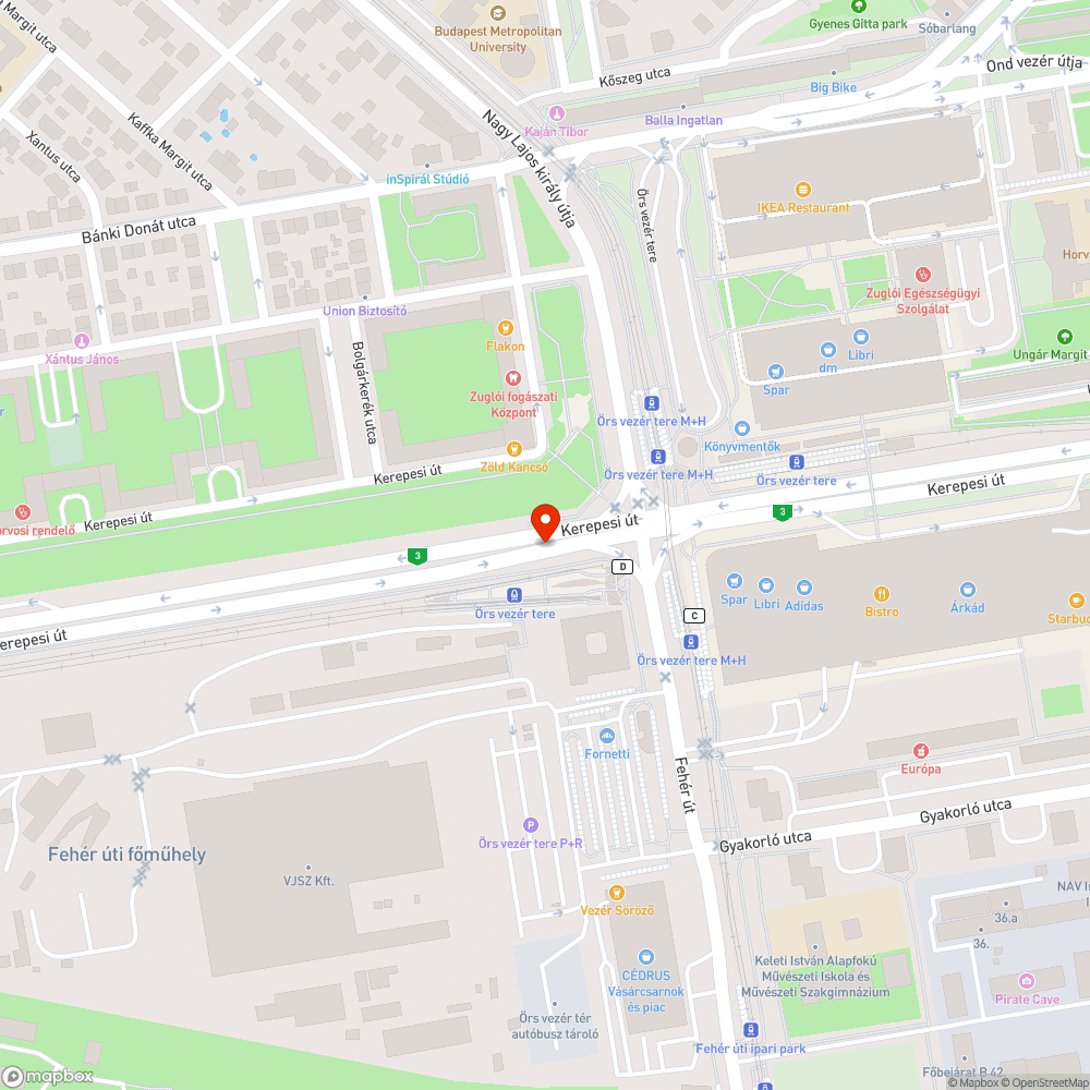 Köztéri szemetes kuka hiánya bejelentés helye