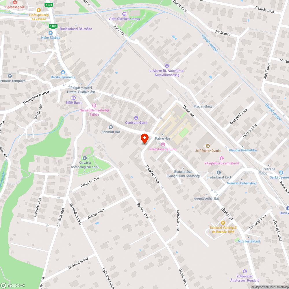 Meredek útszakasz vízelvezetés és védokorlát nelkül bejelentés helye