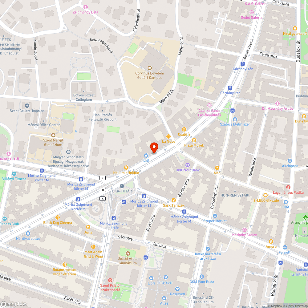 Kitépett poller bejelentés helye