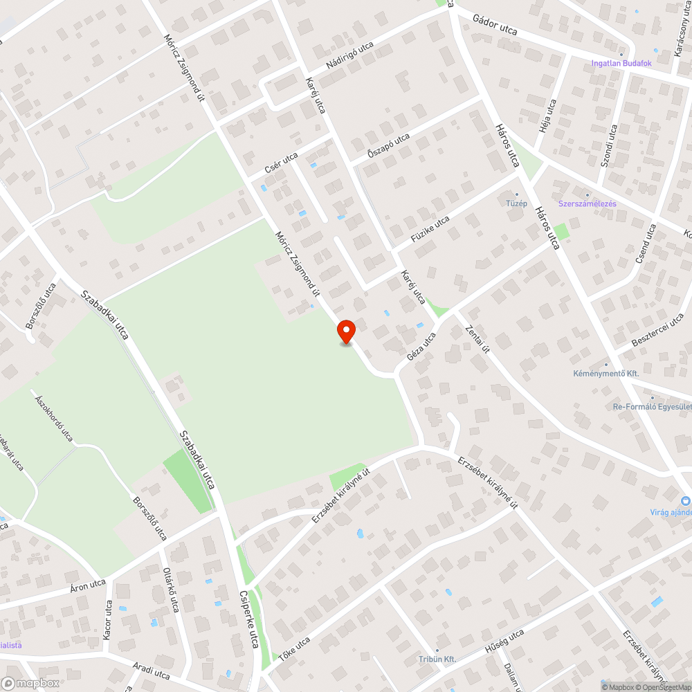 Szétszedett fabódé maradványai bejelentés helye