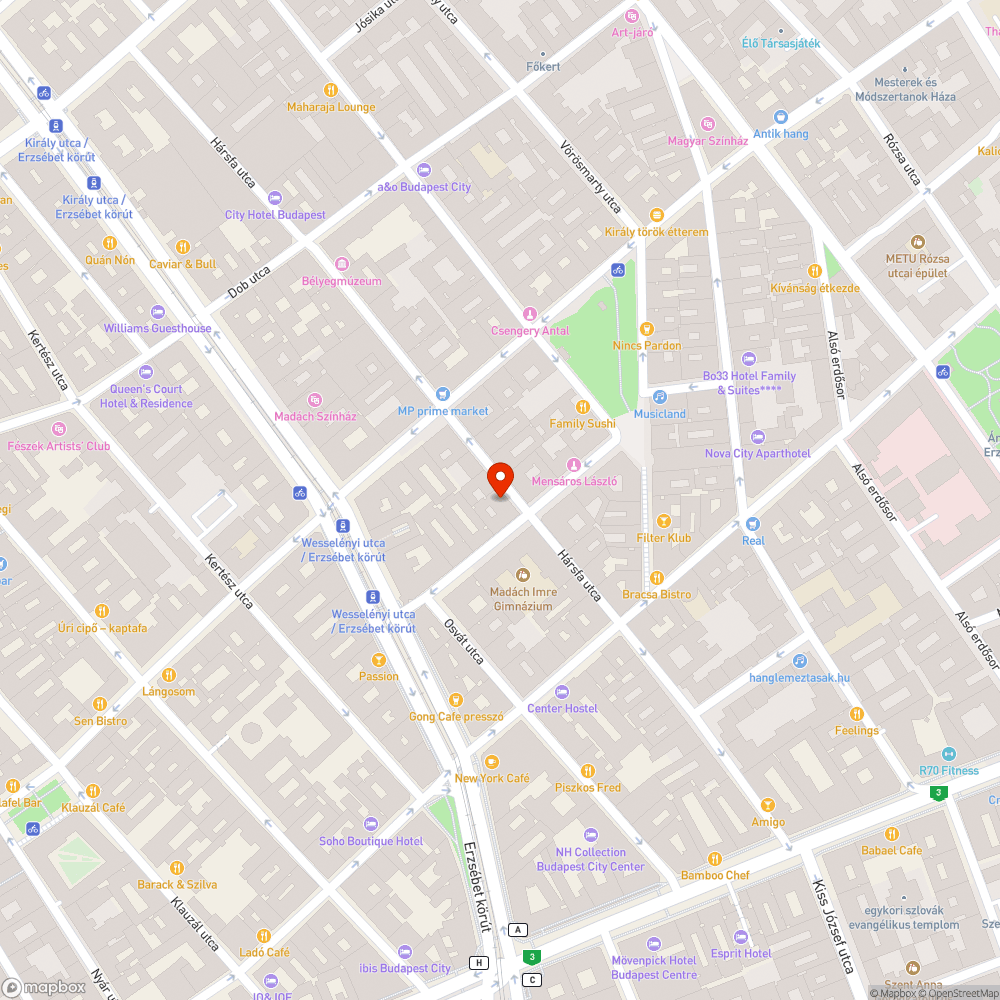 Megrongált köztéri szemetes bejelentés helye