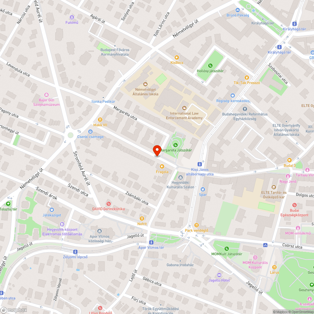 Margaréta játszótér nyilvános WC állapota bejelentés helye