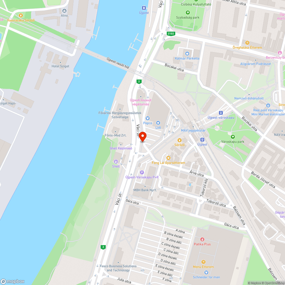 Újpest-Városkapu buszok bejelentés helye