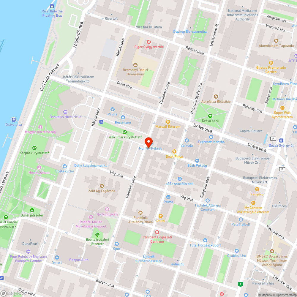 Kidőlt poller a XIII. ker. Tisza u. / Pannónia utca sarkon bejelentés helye