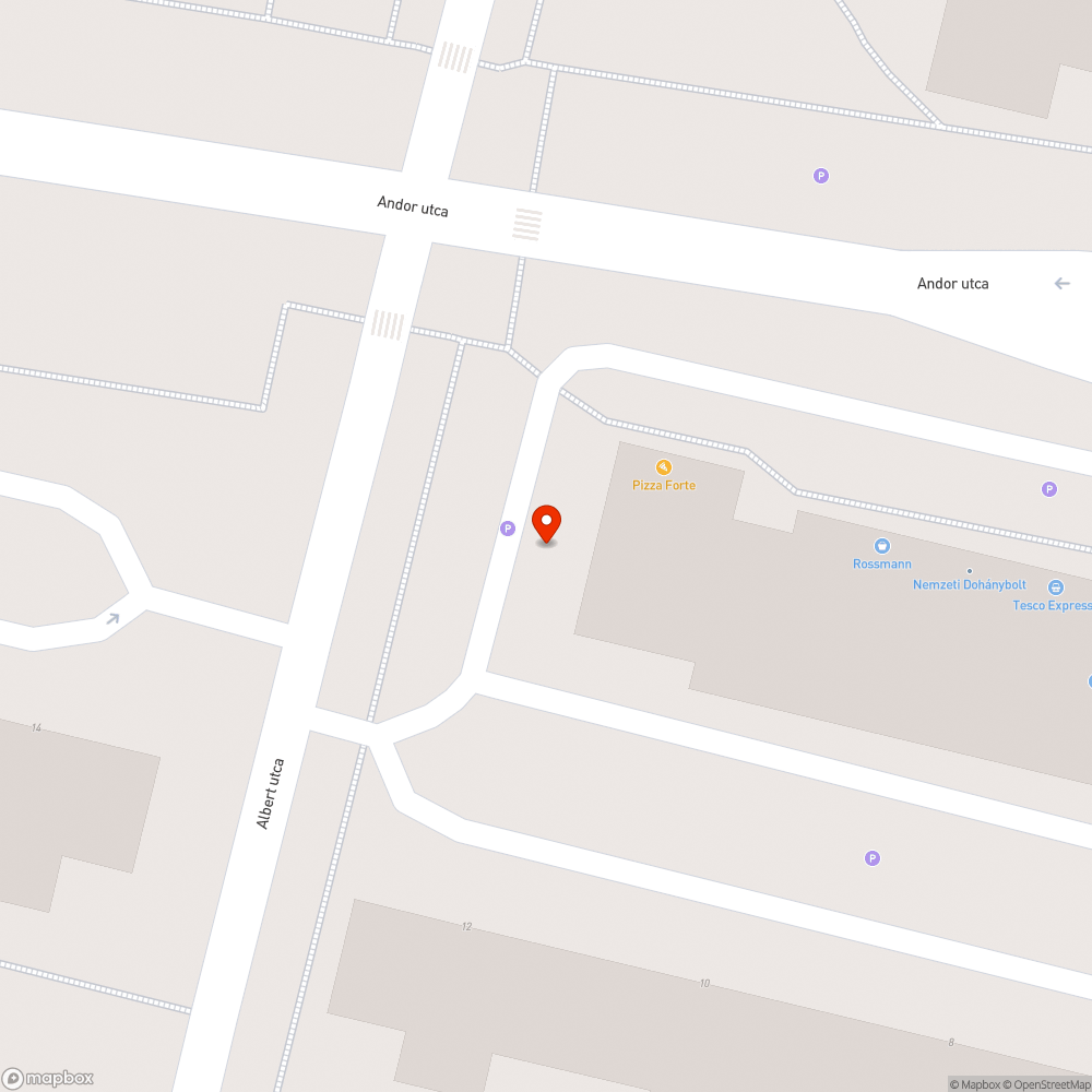 Elhagyott autó bejelentés helye