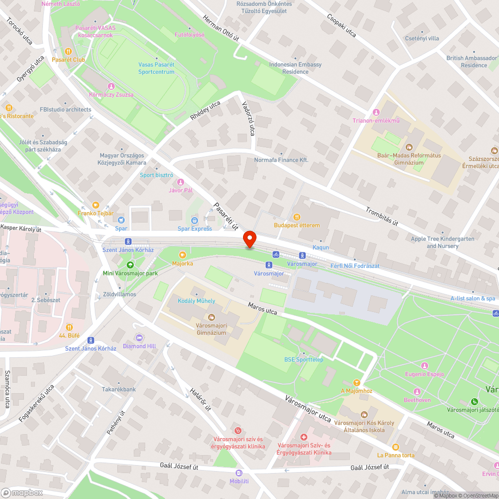 Szemét a Fogaskerekű végállomása mellett bejelentés helye