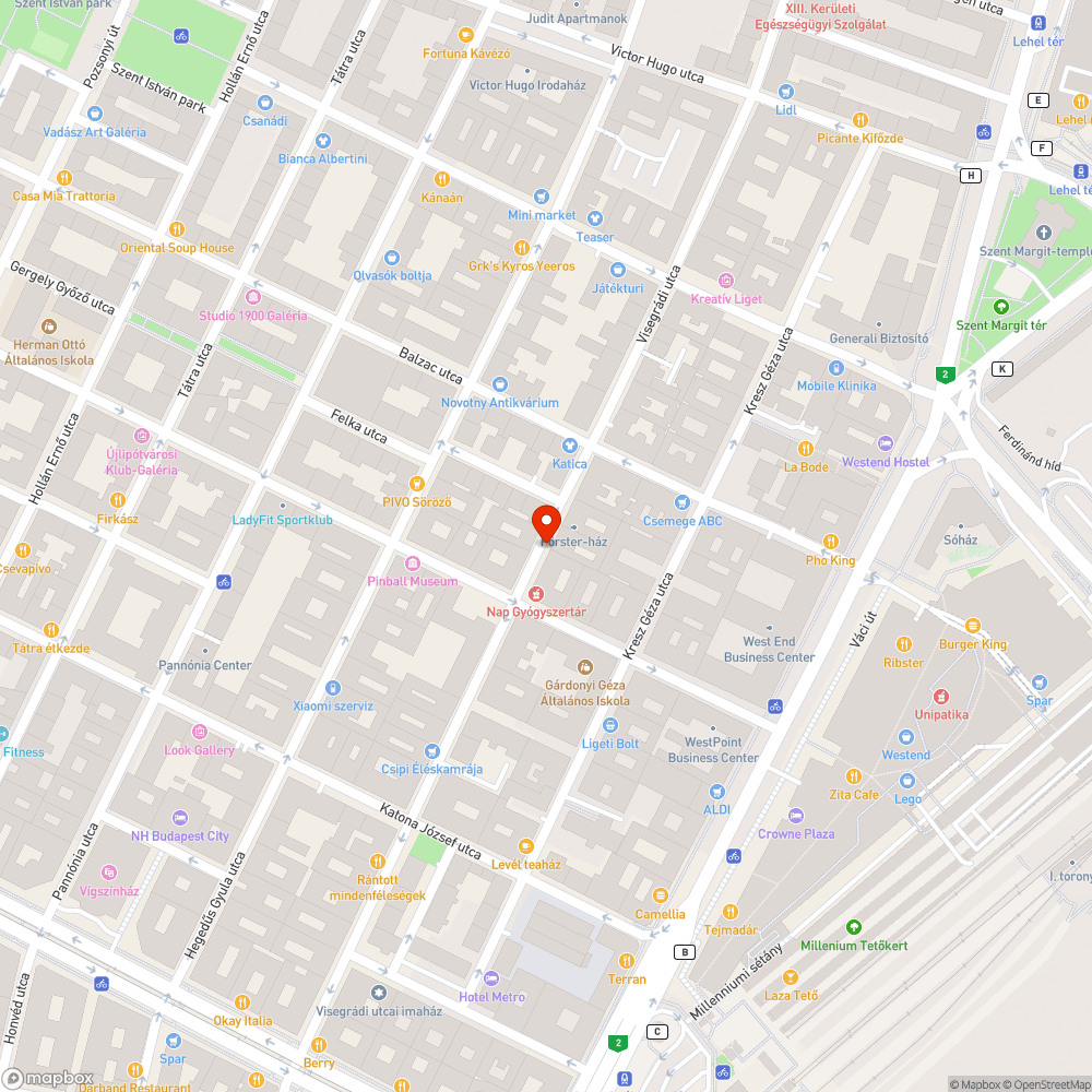 Leparkolt járda bejelentés helye