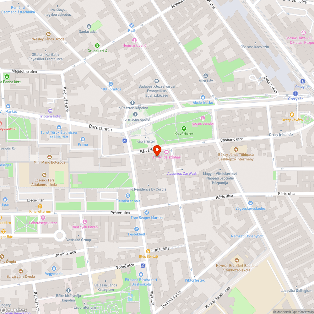 Beszakadt járda bejelentés helye