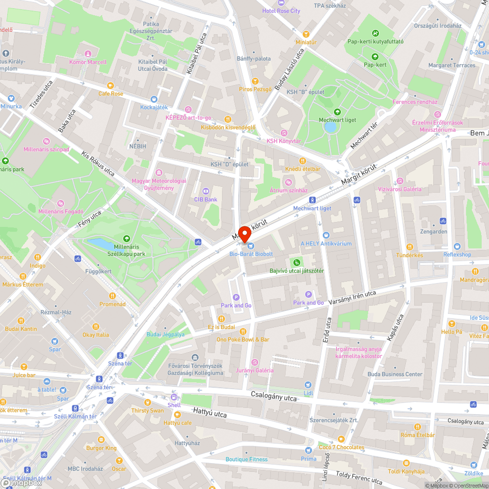 Kisebb kátyú a Margit körúton bejelentés helye