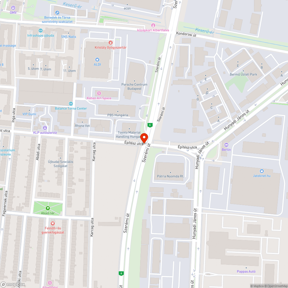 Kátyú a lámpánál bejelentés helye