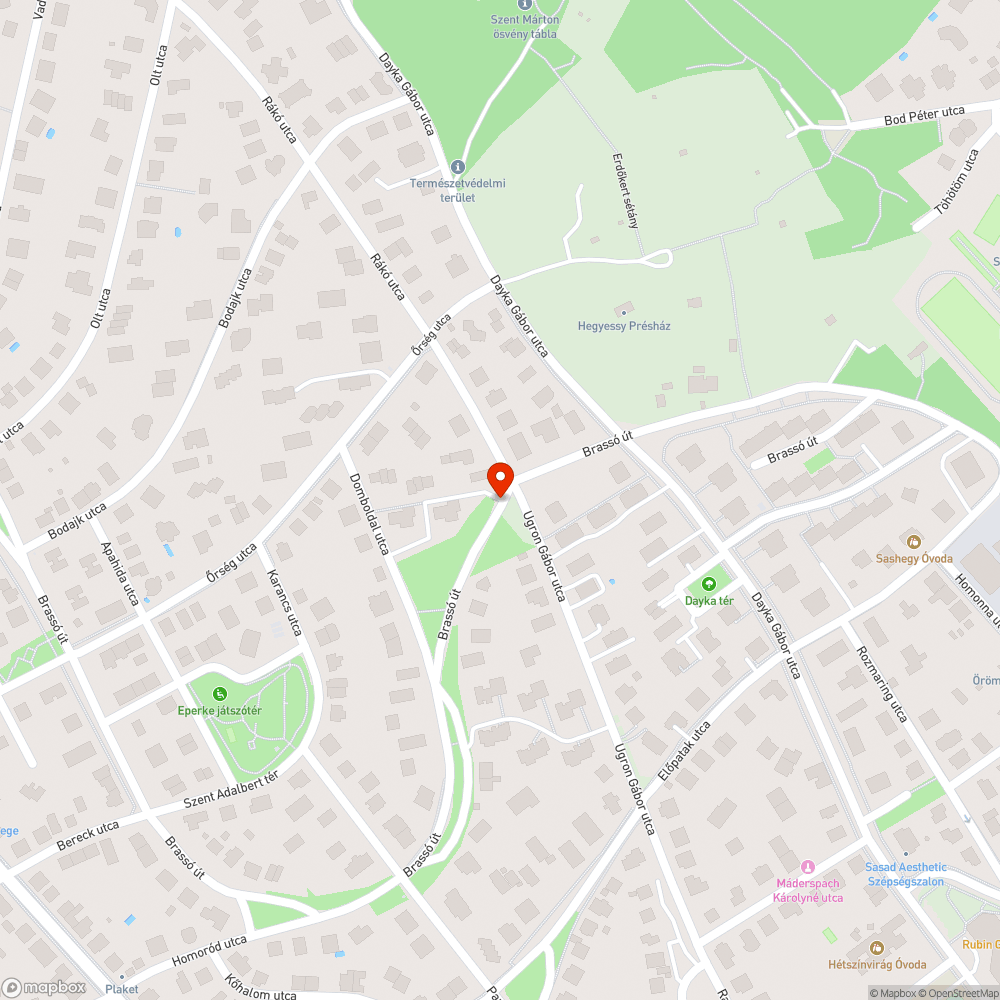 Elhagyott autó bejelentés helye