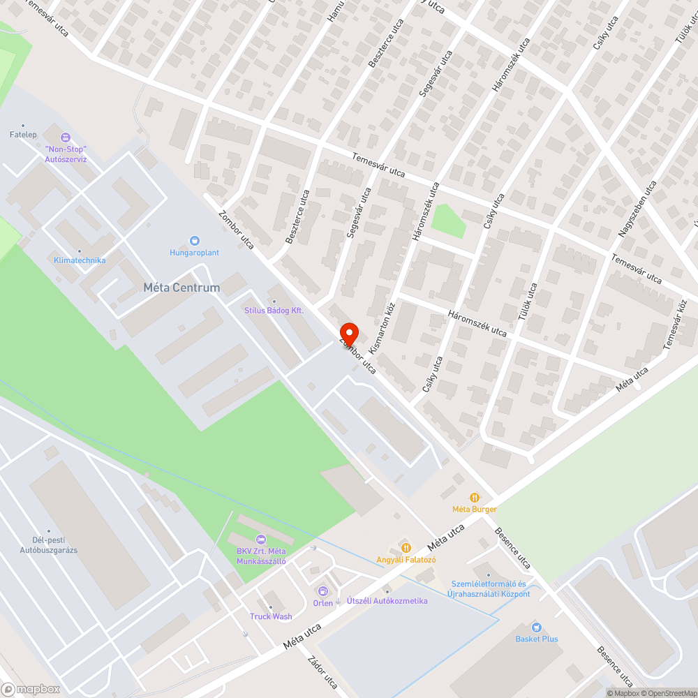 kertváros lakó-pihenő övezet probléma bejelentés helye