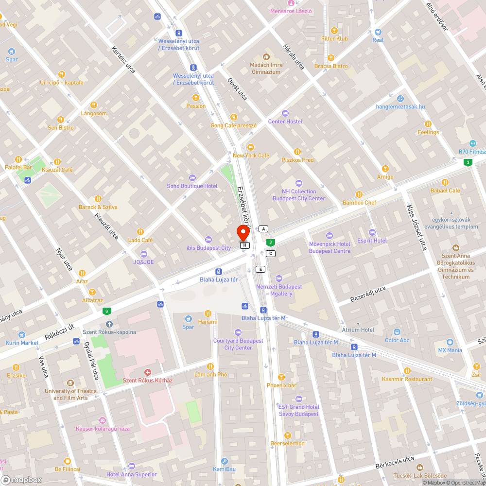 Megrongált útbaigazító tábla bejelentés helye