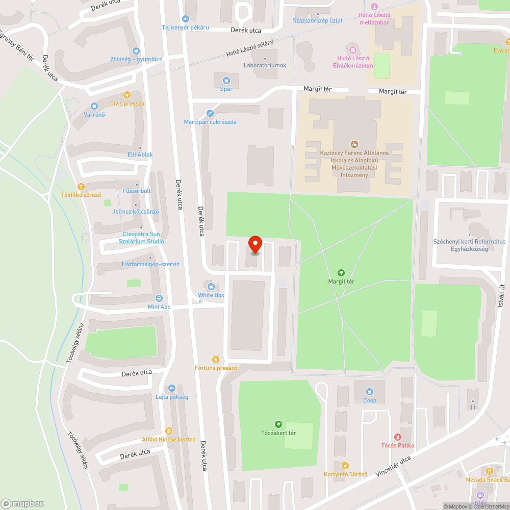 Megrongálódott rámpa bejelentés helye