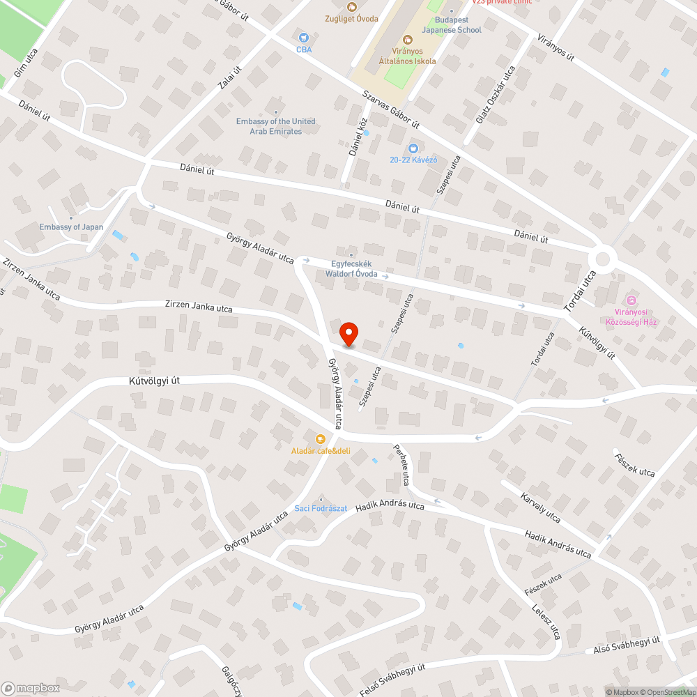 Letört járda bejelentés helye