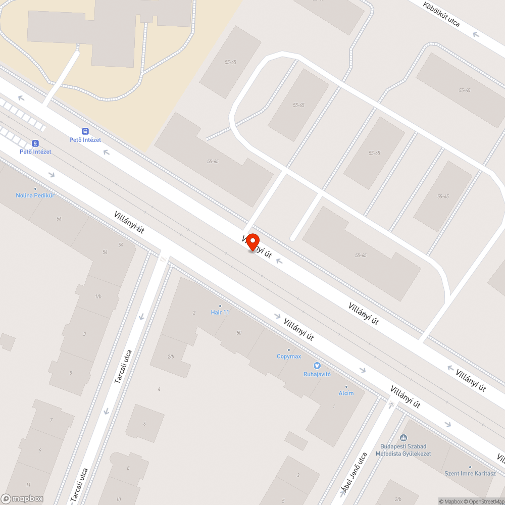 Szemétdomb a Villányi úton bejelentés helye