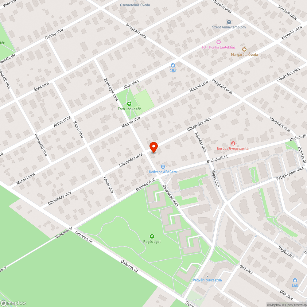 Gazdátlan autó bejelentés helye